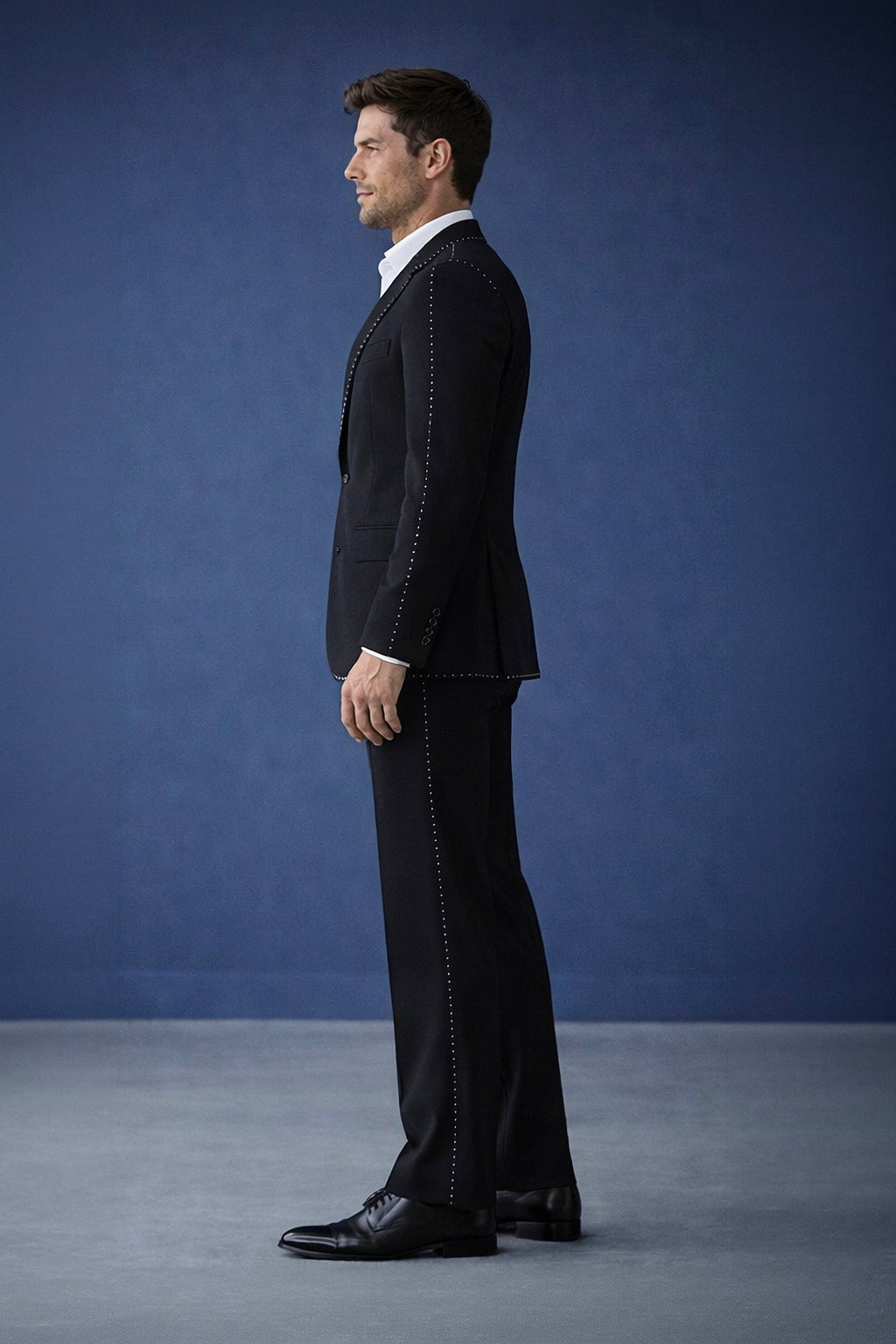 Modern Men’s Black Blazer