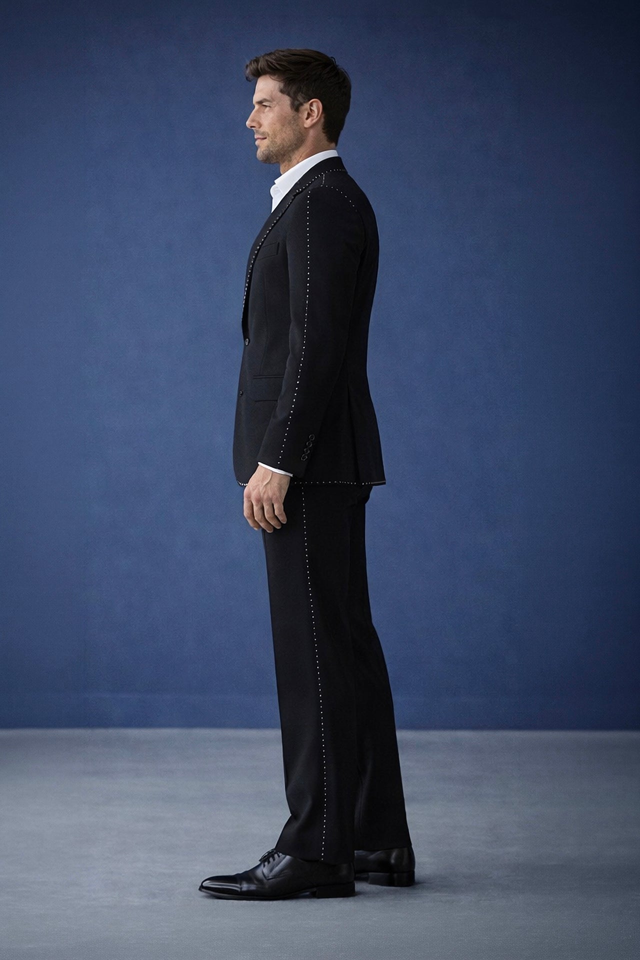 Modern Men’s Black Blazer