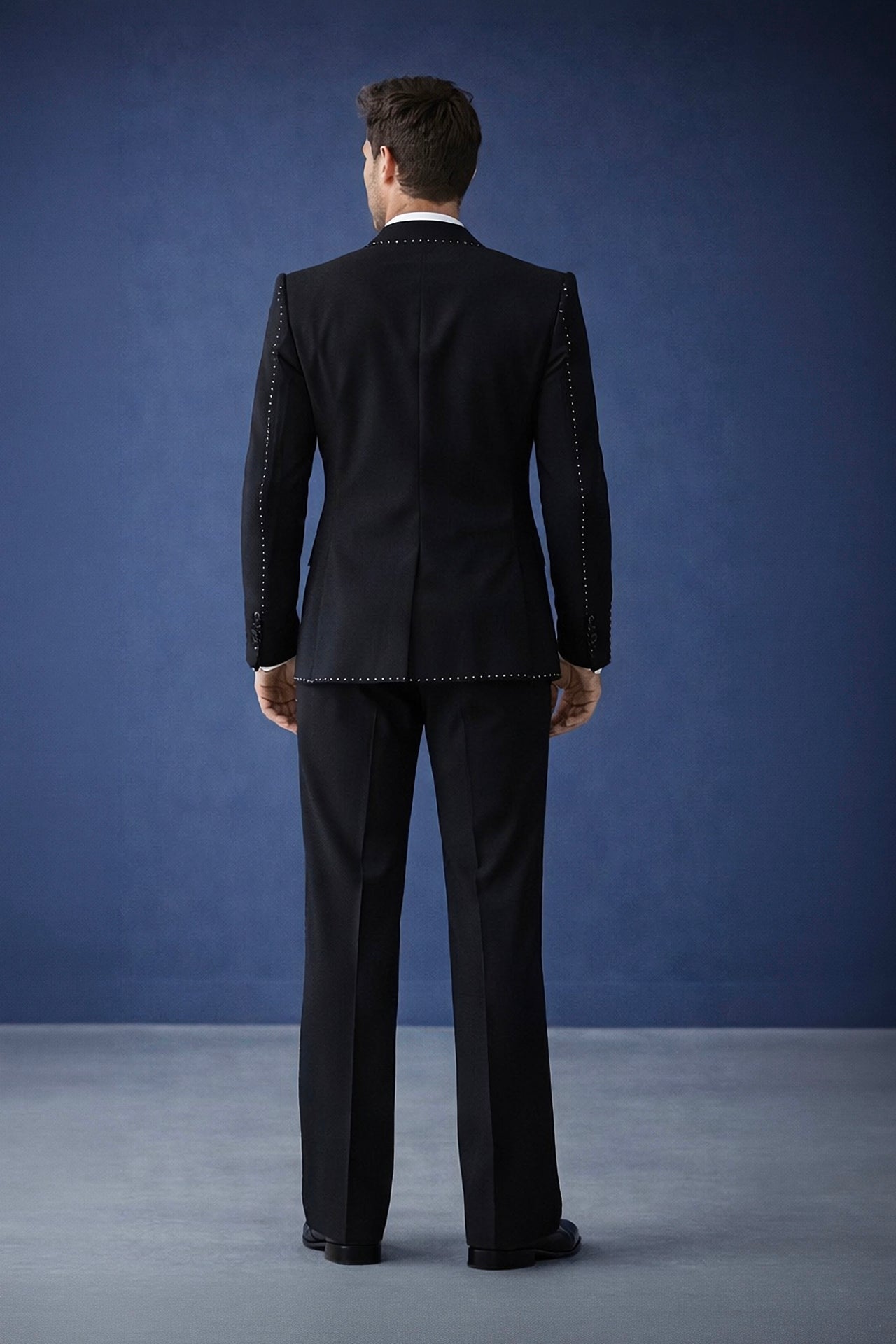 Modern Men’s Black Blazer